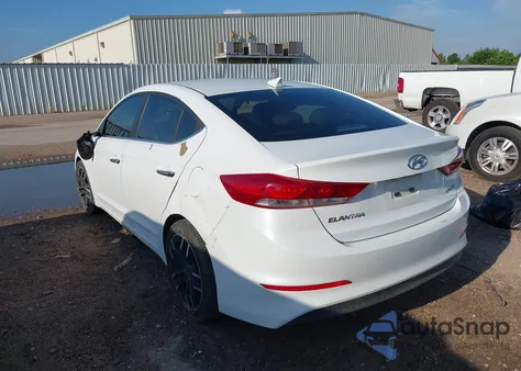 2017 Hyundai Elantra Limited z USA, uszkodzony, nr VIN 5NPD84LF5HH000558